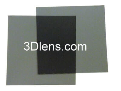 Linear Polarizer Film 100x100mm with Adhesive